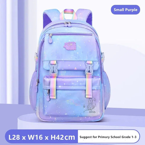 Stylish waterproof nylon backpack by MANDOTOS International, perfect for travel, school, or sports, with unisex design.