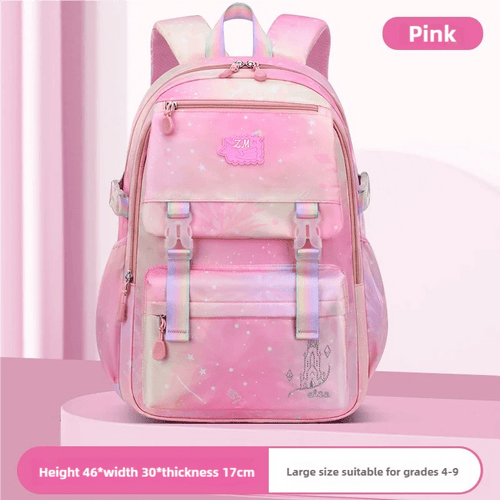 Stylish waterproof nylon backpack by Mandotos International, ideal for travel, school, and sports, with unisex design and multiple compartments.