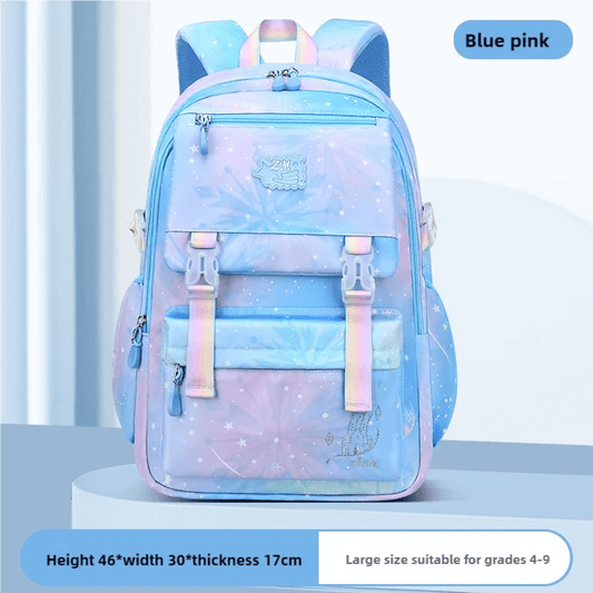 Stylish waterproof nylon backpack by Mandotos International, ideal for travel, school, and sports, unisex design with multiple compartments.