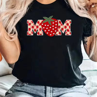 Women's printed round neck short sleeve T-shirt by MANDOTOS INTERNATIONAL featuring a stylish European and American kawaii design.