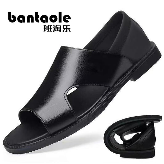 Mandotos International men's summer beach sandals with non-slip soft soles, breathable and wear-resistant casual footwear.