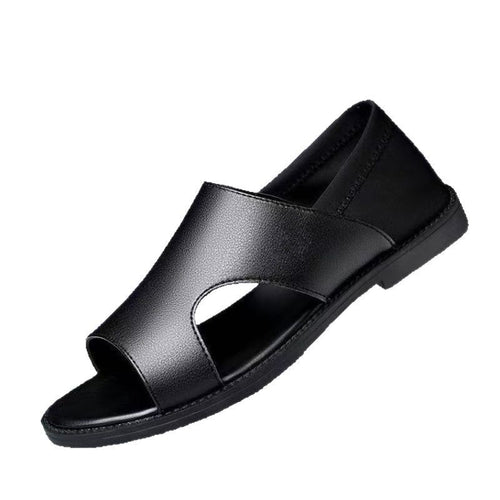Mandotos International men's summer beach sandals with non-slip, soft soles, breathable and wear-resistant casual footwear.