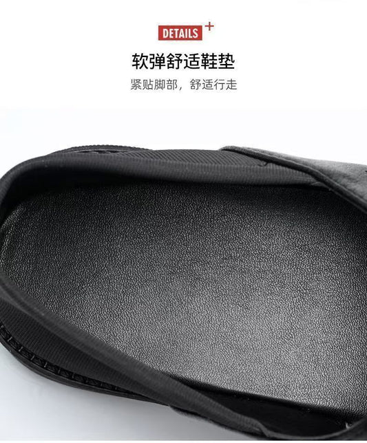 Mandotos International men's summer beach sandals with soft soles, breathable, non-slip, wear-resistant casual footwear for men