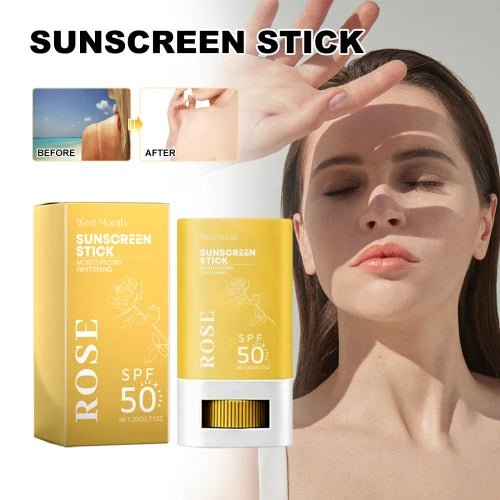 Mandotos International moisturizing sunscreen stick providing whitening skin protection with a smooth, portable application.