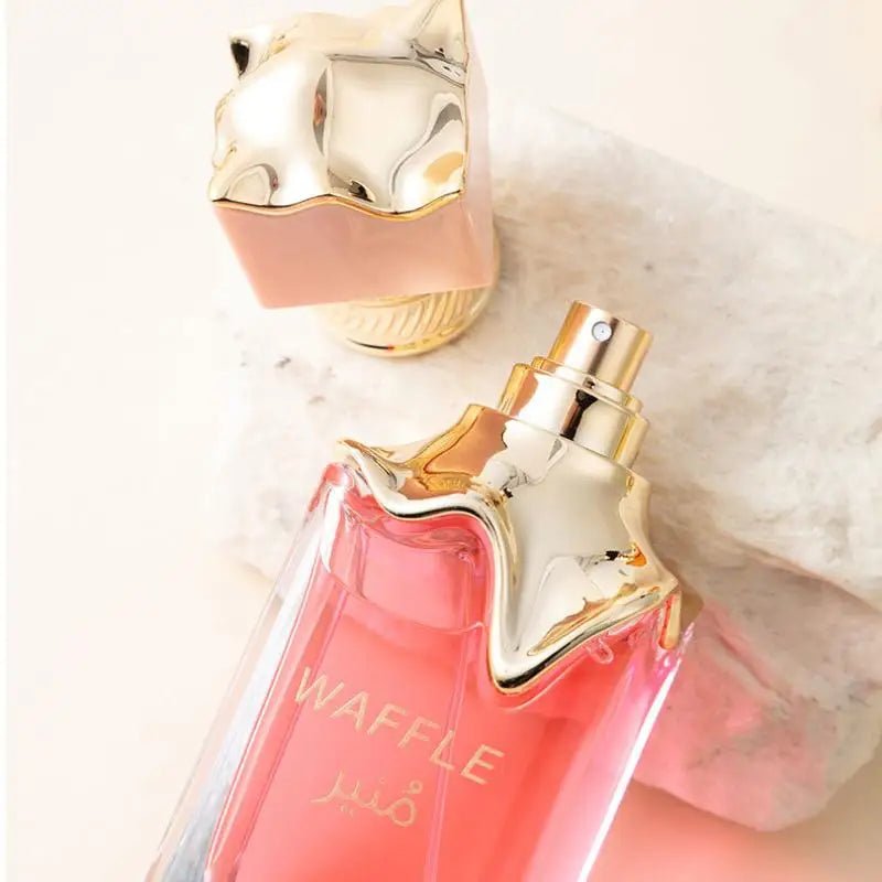 Mandotos International Sweet Vanilla Sensual Cologne for women, elegant Eau de Parfum with vanilla and floral notes, stylish bottle design