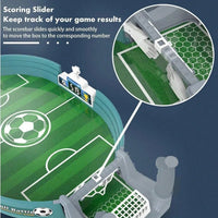 Mandotos International table football game for two, tabletop soccer game featuring parent-child interactive play and mini soccer figures.