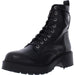 Mandotos International Tornado Femme Combat Boot with sturdy black leather upper and rugged lace-up design.