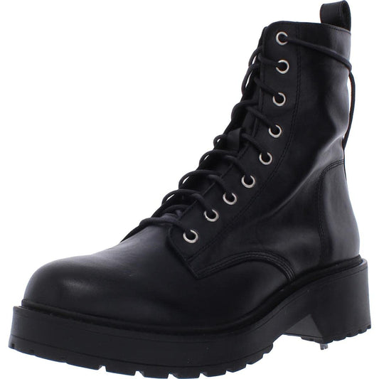 Mandotos International Tornado Femme Combat Boot with sturdy black leather upper and rugged lace-up design.