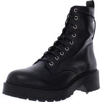 Mandotos International Tornado Femme Combat Boot with black leather upper and sturdy lace-up design.