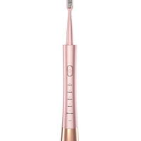Mandotos International travel electric toothbrush set with sonic U-shaped rechargeable sanitizer for portable oral care.