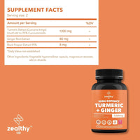 Mandotos International turmeric and ginger joint support capsules, 1200mg, 180-count, dietary supplement for joint health.