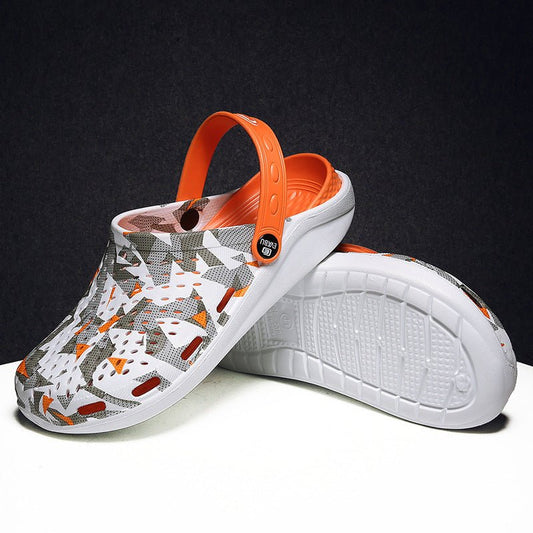 Unisex beach and outdoor slippers by MANDOTOS INTERNATIONAL, featuring comfortable slip-on design with durable soles.