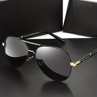 Unisex polarized stylish eyewear from MANDOTOS INTERNATIONAL, suitable for travel and driving with a modern design.