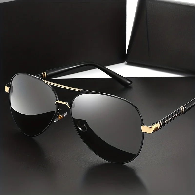Unisex polarized stylish eyewear from MANDOTOS INTERNATIONAL, suitable for travel and driving with a modern design.