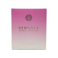 Vêrsace Bright Crystal Eau De Toilette spray for women, 3 fl oz (90 ml), with floral and citrus notes, in elegant packaging.