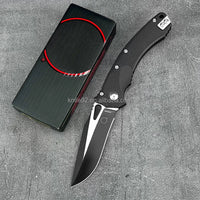 Mandotos International versatile folding hunting knife, portable pocket EDC with sharp blade and ergonomic handle for outdoor use