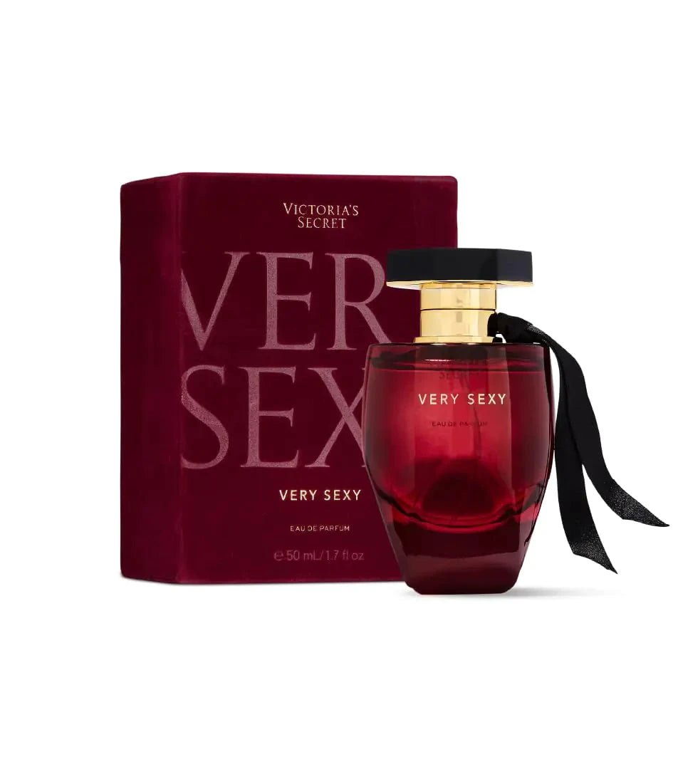 Mandotos International Very Sexy Luxe Eau de Parfum with vanilla orchid and wild blackberry, 1.7 oz bottle.