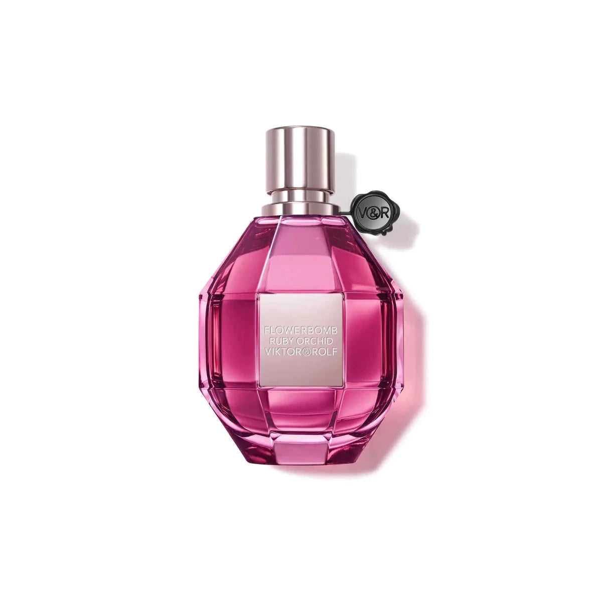 Viktor & Rolf Ruby Orchid women's 3.4 oz EDP perfume bottle with floral design, showcasing elegant packaging and branding.