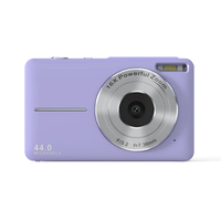Vintage 4K compact camera by MANDOTOS INTERNATIONAL with 44MP photo display and retro design for photography enthusiasts.