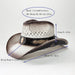 Vintage-inspired Western straw cowboy hat with concho band, unisex rodeo cowgirl style by MANDOTOS INTERNATIONAL.