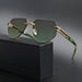 Vintage rimless sunglasses by MANDOTOS INTERNATIONAL, stylish unisex outdoor eyewear with sleek design and UV protection.