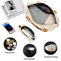Water-resistant travel luggage set by MANDOTOS INTERNATIONAL with TSA lock and matching gym bags, durable and secure for trips.