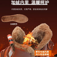 Winter men's waterproof slippers by Mandotos International featuring plush lining and sneaker-style design for cozy warmth.