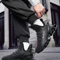 Winter men's waterproof slippers with plush lining and sneaker style, by MANDOTOS INTERNATIONAL, ideal for cold weather comfort.