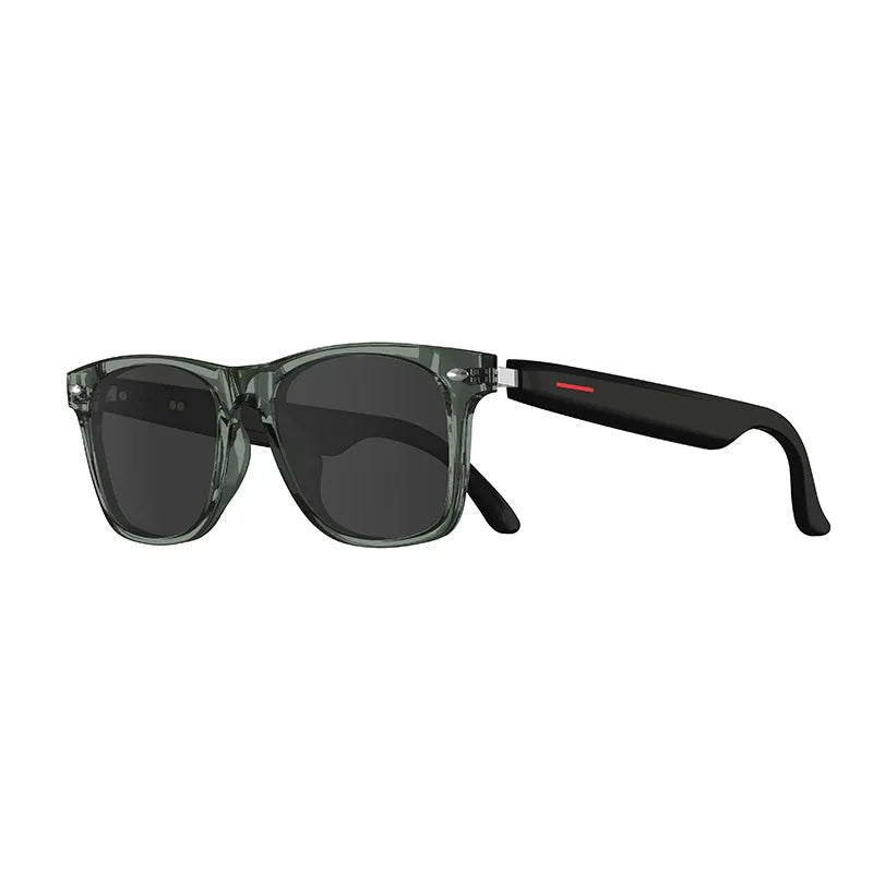 Wireless smart sunglasses with Bluetooth headset by MANDOTOS INTERNATIONAL, stylish sunglasses with integrated audio for men and women.