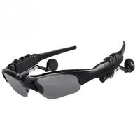 Mandotos International wireless stereo smart glasses with microphone for driving and cycling, featuring sleek design and integrated audio.
