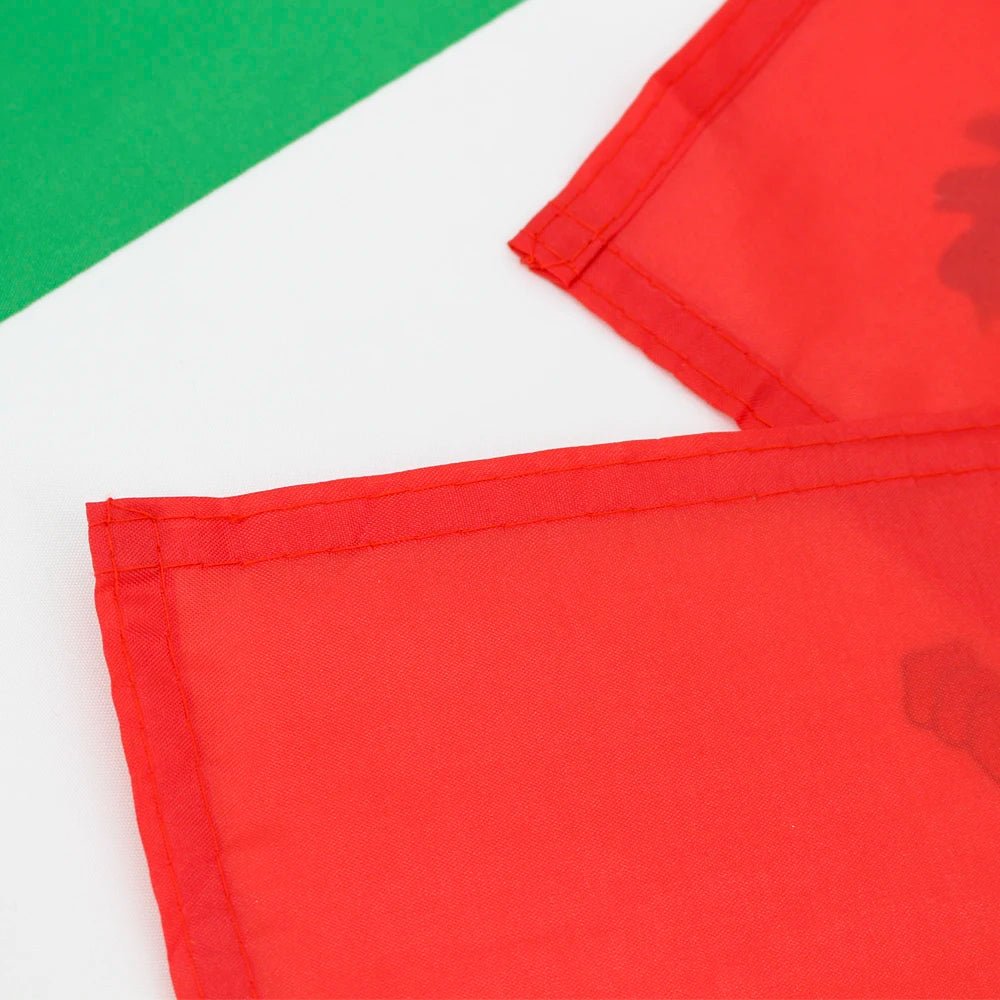 Mexico national flag, 90x150cm polyester hanging banner with vibrant printed Mexican colors for decoration.