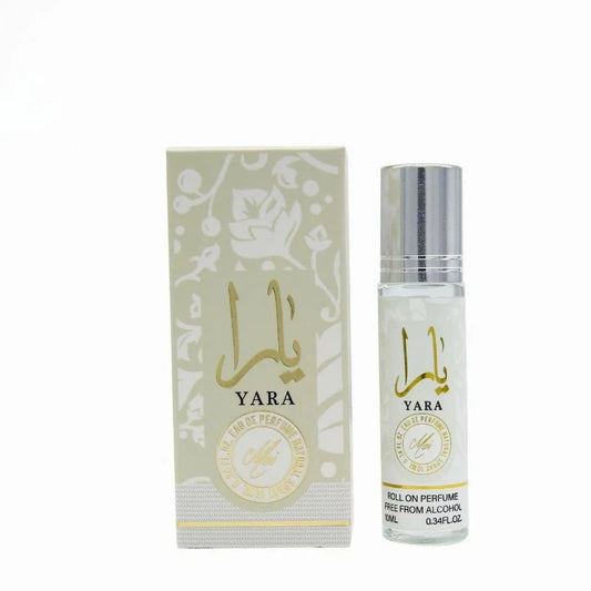 Mandotos International Yara Arab Ball Perfume in 10ML, long-lasting fresh aromatic scent for men and women.