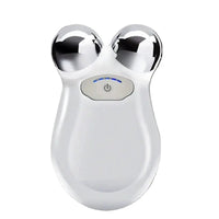 Mandotos International YouthBoost Microcurrent Facial Toner bottle with pump and label, designed for skin rejuvenation.