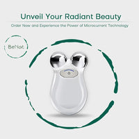 Mandotos International YouthBoost Microcurrent Facial Toner bottle with pump and label, skincare product for youthful skin.