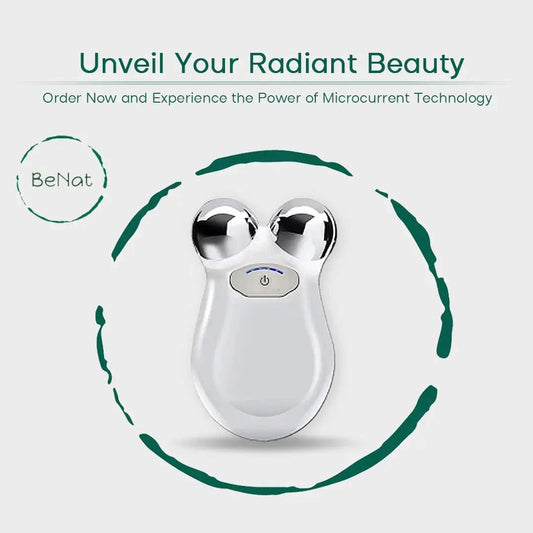 Mandotos International YouthBoost Microcurrent Facial Toner bottle with pump and label, skincare product for youthful skin.