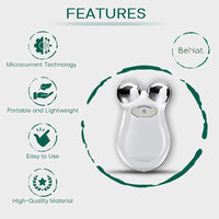 Mandotos International YouthBoost Microcurrent Facial Toner bottle, clear image showing the skincare product and branding.