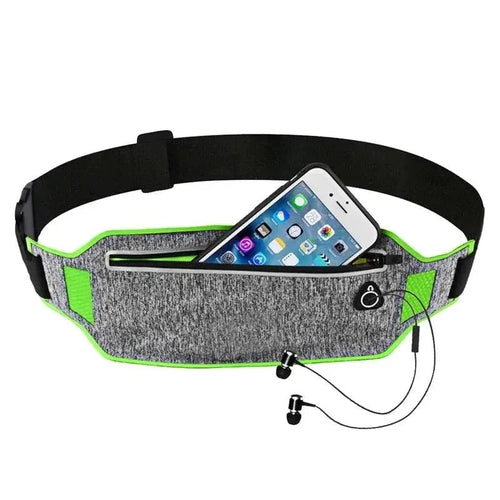 Mandotos Jogger's Essential Waist Belt showing adjustable strap and durable material for comfortable fit and everyday wear