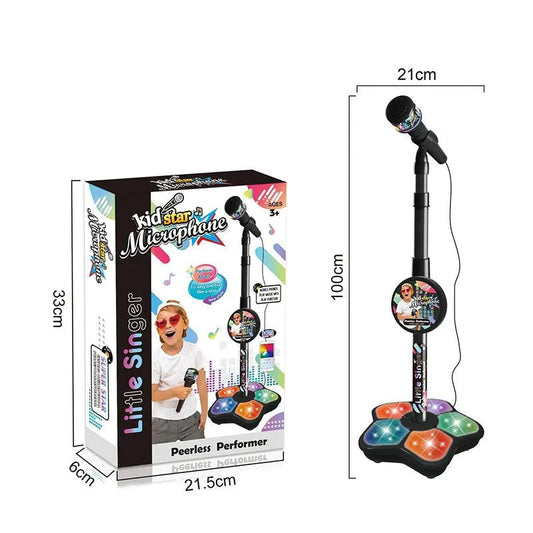Mandotos Junior Star microphone stand with adjustable height and sturdy base for young singers and performers.
