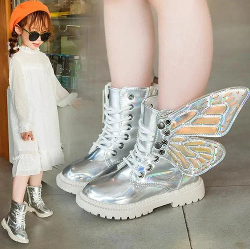 Kids winter shoes by MANDOTOS, featuring insulated design and durable soles, suitable for cold weather and outdoor play.