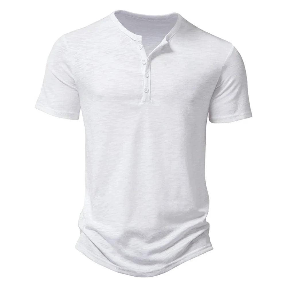 Mandotos King Billion men's knit top for spring and summer, lightweight, breathable casual wear, shown in soft fabric.