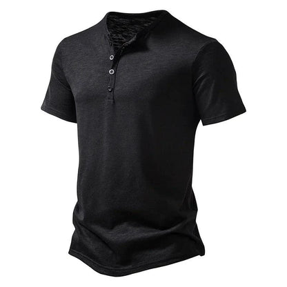 Mandotos King Billion men's knit top for spring and summer, breathable, lightweight casual wear, shown in a relaxed fit.