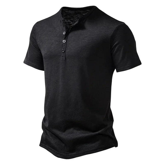 Mandotos King Billion men's knit top for spring and summer, breathable, lightweight casual wear, shown in a relaxed fit.