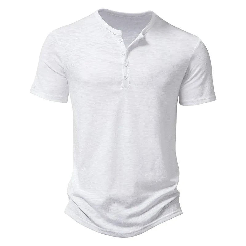 Mandotos King Billion men's knit top for spring and summer, breathable, lightweight casual wear, shown in a natural relaxed fit.