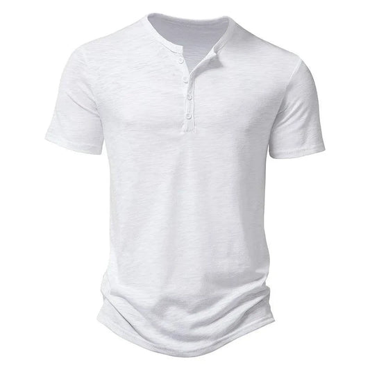 Mandotos King Billion men's knit top for spring and summer, breathable, lightweight casual wear, shown in a natural relaxed fit.