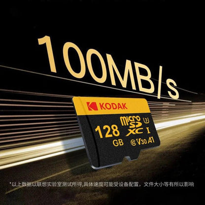 Mandotos Kodak Micro SD memory card with 64GB capacity, U3 V30 A1 class, for car camera, PC, and phone storage.