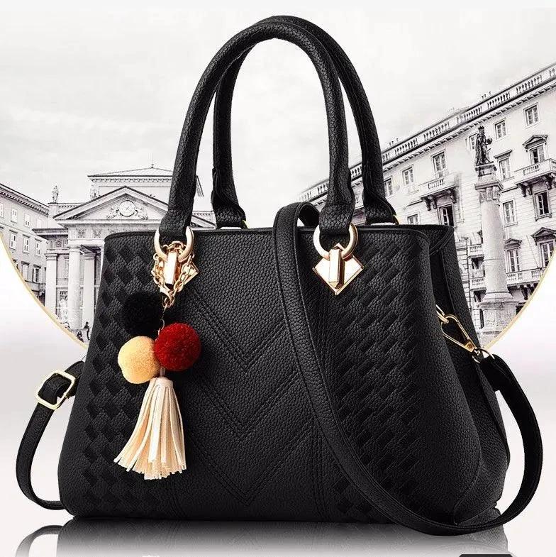 Luxury MANDOTOS women's crossbody handbag with sleek design and spacious interior, perfect for stylish everyday use.