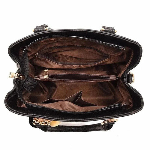 Luxury MANDOTOS women's crossbody handbag with sleek design, perfect for stylish ladies and everyday use.