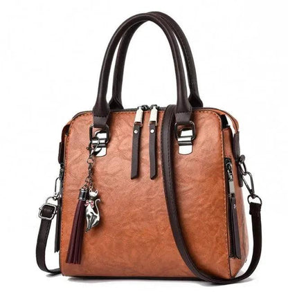 Luxury MANDOTOS ladies' crossbody handbag with sleek design, perfect for women, stylish and spacious for everyday use.