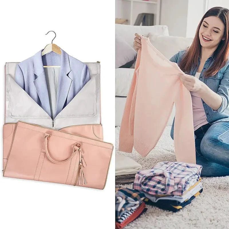 Mandotos Ladies' Spacious Journey Duffle bag with multiple compartments, durable fabric, and comfortable shoulder strap for travel.