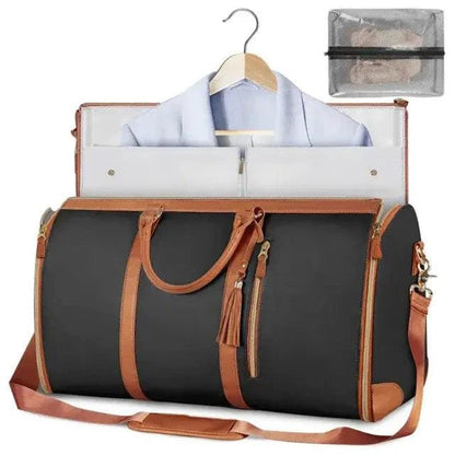 Mandotos ladies' spacious Journey Duffle bag with multiple compartments and sturdy handles, suitable for travel and weekend trips.